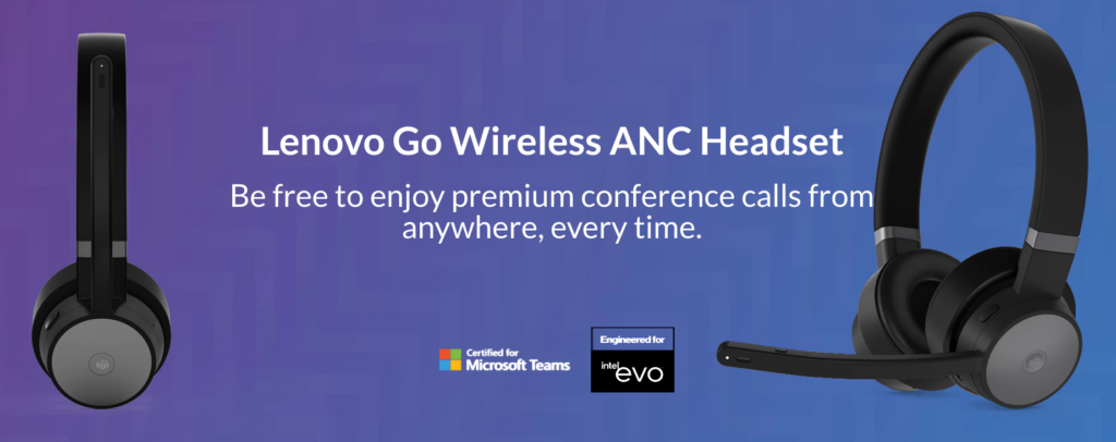 Lenovo Go Wireless ANC Headset (MS Teams) ZSTORE TUNIS