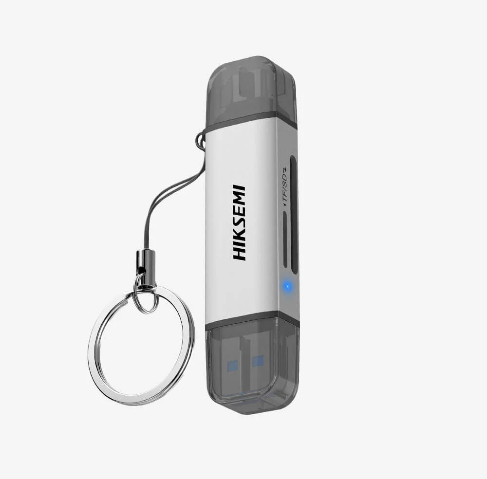image de Lecteur de carte de stockage multifonctionnel Hiksemi CR01 USB et type C