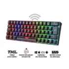 image de CLAVIER SOG XPERT K200 DARK MECA RGB SANS FIL / NOIR