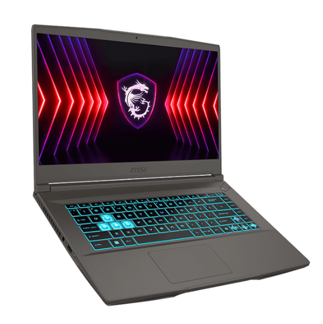 image de Pc Portable Gamer - MSI THIN 15 B13UCX-2606XFR, I7, 8Go, RTX 2050, 15.6" FHD