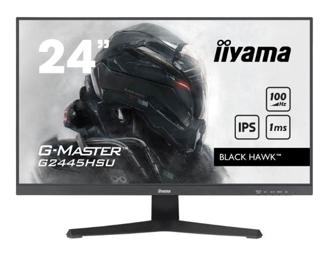 image de Écran gaming IIYAMA G-MASTER G2445HSU-B1 24" IPS Full HD / 100 Hz