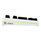image de Clavier Gaming Mécanique Aqirys Aludra, 100% Anti-ghosting, RGB Blanc
