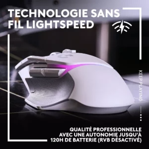 image de Souris Gaming RVB Sans Fil Logitech G502 X PLUS LIGHTSPEED