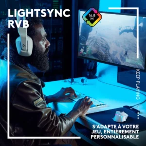 image de Souris Gaming RVB Sans Fil Logitech G502 X PLUS LIGHTSPEED