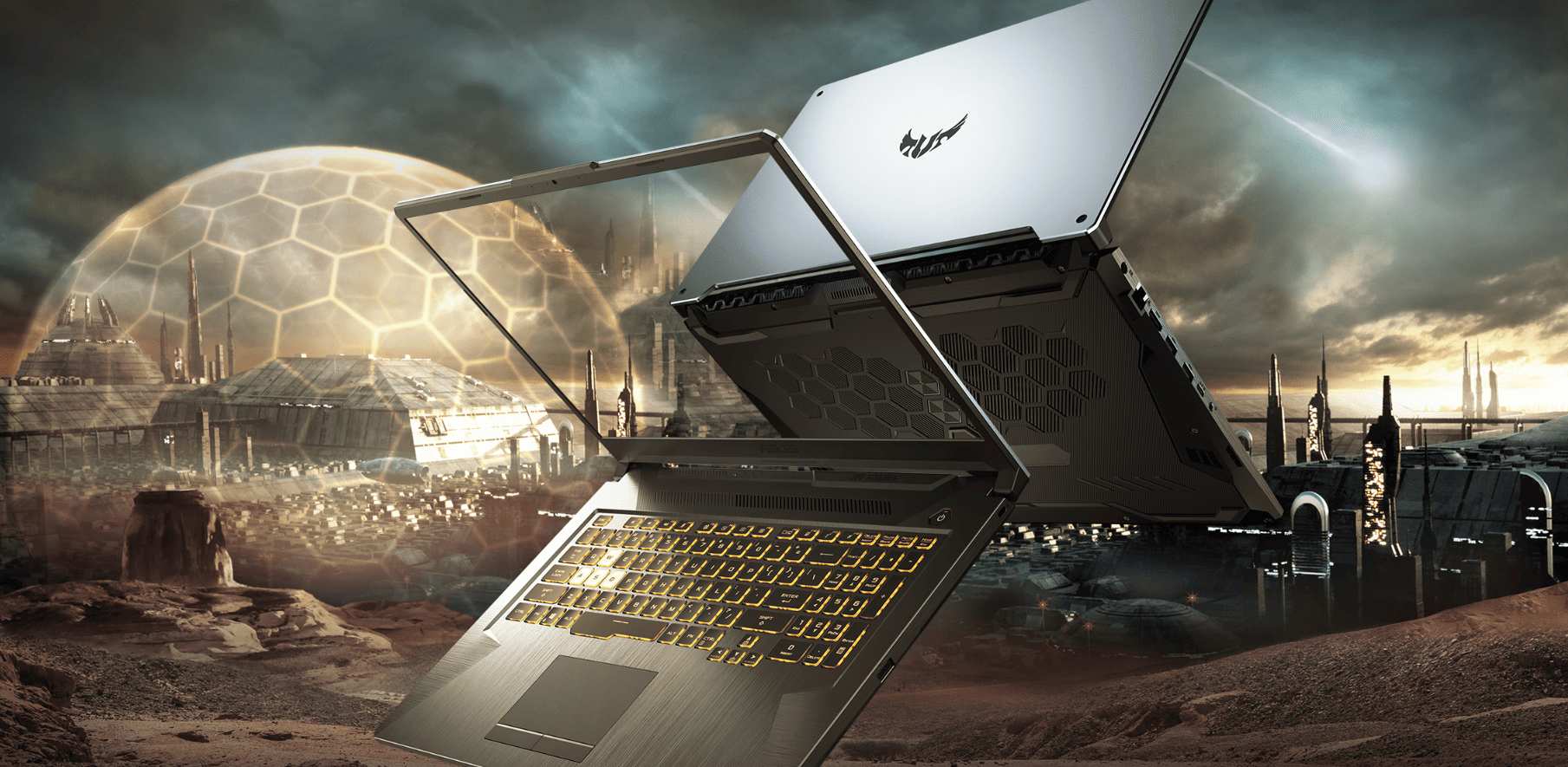 image de Pc Portable Gaming ASUS TUF 707ZC4-HX112W / Intel core i5-12500H / RTX 3050 8Go / 8 Go / 512SSD / Windows 11