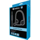 image de Casque Filaire Sandberg (126-12) USB Noir