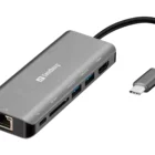 image de Station d'accueil USB-C SANDBERG HDMI + LAN + SD + USB 100 W