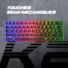 image de Clavier Gaming Filaire Spirit Of Gamer Pro K2 TKL RGB membrane usb noir