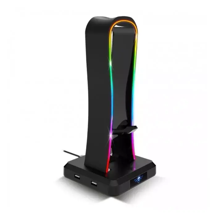image de Support De Casque Spirit Of Gamer STD1 RGB - NOIR