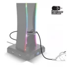 image de Support De Casque Spirit Of Gamer STD1 RGB - NOIR