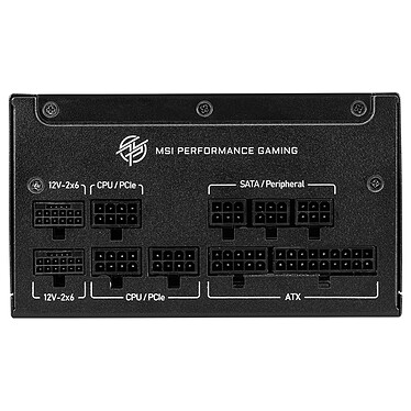 image de Bloc d'alimentation MSI MPG A850GS Pcie 5