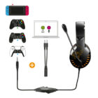 image de Casque Gaming Spirit of Gamer PRO-H3 Multiplatforme - Noir & Orange