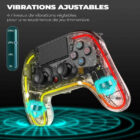 image de Manette Sans Fil Spirit Of Gamer NEON Bluetooth - RGB 10 modes