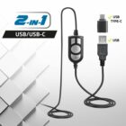 image de Casque micro Filaire Advance Smartphonics 550 Stéréo 2en1