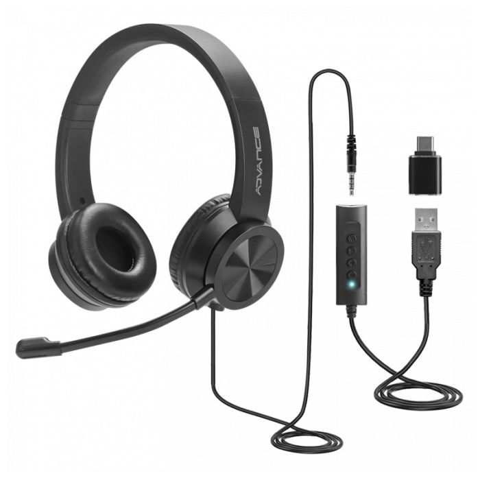 image de Micro Casque Filaire Advance SmartPhonics 750 3EN1