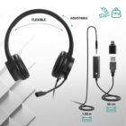 image de Micro Casque Filaire Advance SmartPhonics 750 3EN1