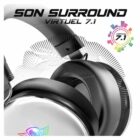 image de Micro Casque Gamer SPIRIT OF GAMER XPERT H700 Noir & Blanc