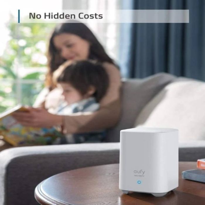 image de Sonnette à piles Eufy vidéo 2K, kit - Noir - E82101