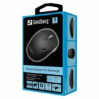 image de Souris Sans Fil SANDBERG Pro 631-02 Rechargeable - Noir