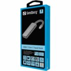 image de Station d'accueil SANDBERG Dock TRAVEL USB-C 13 en 1 - Gris