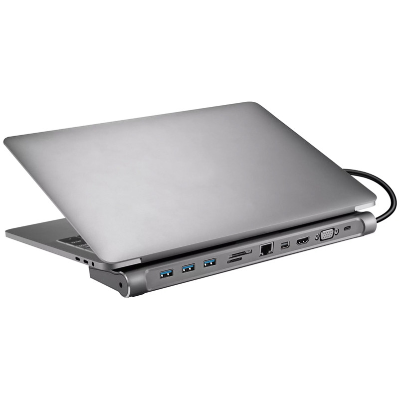 image de Station d’Accueil Tout En Un Sandberg 136-23 USB-C Gris