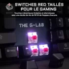 image de Clavier G-Lab KEYZ Rubidium AZERTY / RedSwitch