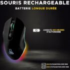 image de G-LAB Souris sans fil 2.4 Ghz 7 Couleurs 6400 DPI noir