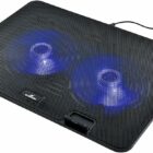 image de Support ventilé Bluestork pour Laptop 17" - Double Ventilateurs