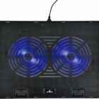image de Support ventilé Bluestork pour Laptop 17" - Double Ventilateurs