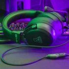 image de Casque gaming filaire G-LAB KORP TITANIUM Noir