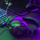 image de Casque gaming filaire G-LAB KORP TITANIUM Noir