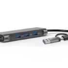 image de Mini Hub Bluestork 3 x USB-A + 1 PORT HDMI