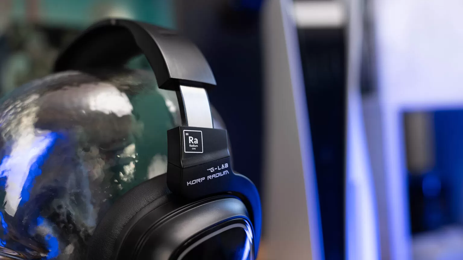image de Casque gaming filaire RGB G-Lab Korp Radium Noir