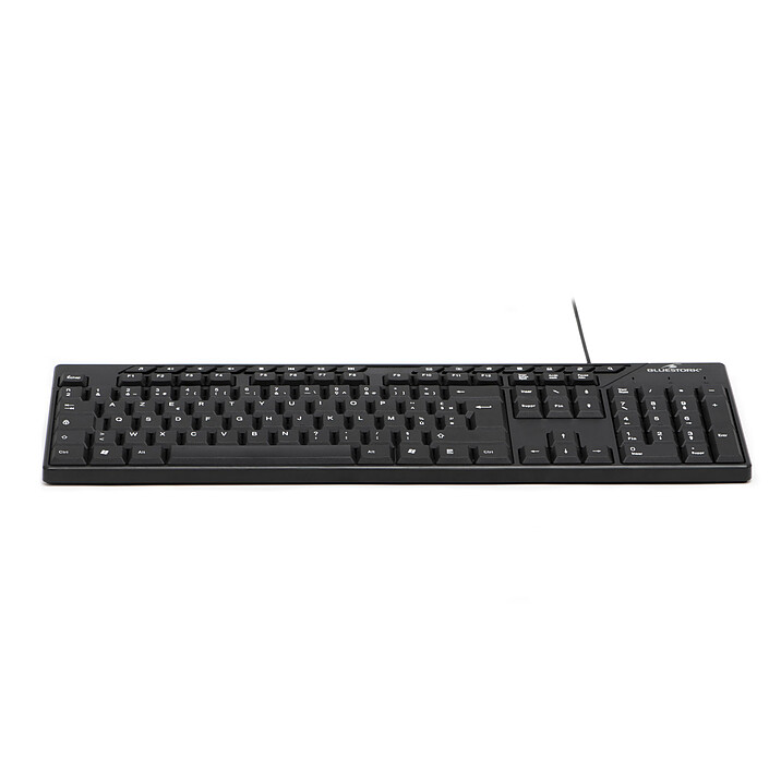 image de Bluestork Media Office Clavier filaire - 15 touches multimédia dédiées - USB - AZERTY, Français