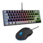 image de Pack Gamer clavier et souris The G-LAB COMBO HYDROGEN BKG