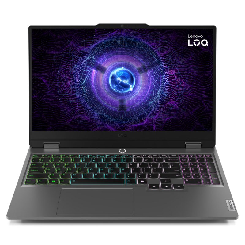 image de PC PORTABLE Gamer LENOVO LOQ I7-13650HX / 16G / 512 Go SSD / RTX 3050 6G / W11 GRIS +SOURIS LOQ M100