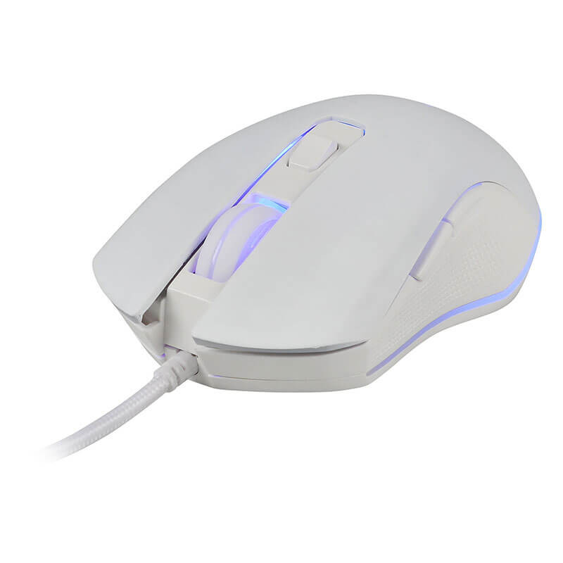 image de Souris Gamer filaire G-Lab KULT HELIUM W, 6400 DPI - White