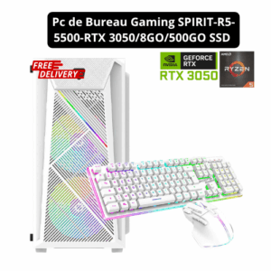 image de Pc de Bureau Gaming SPIRIT-R5-5500-RTX 3050/8GO/500GO SSD