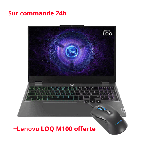 image de PC Portable Gamer LENOVO LOQ 15IRX9 i5 13ème Gén 16Go RTX 4050