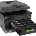 image de Imprimante Multifonction Laser Lexmark CX331adwe / Couleur / A4 / Wi-Fi / Blanc