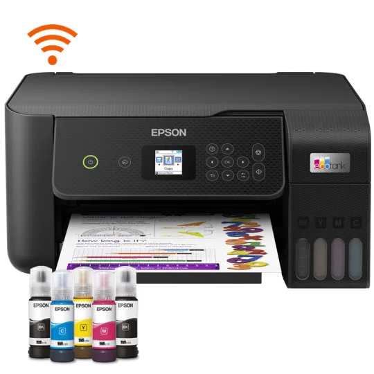 imprimante-a-reservoir-integre-multifonction-epson-l3260-wifi image de Imprimante EPSON EcoTank L3260 3en1 à Réservoir intégré Couleur WIFI