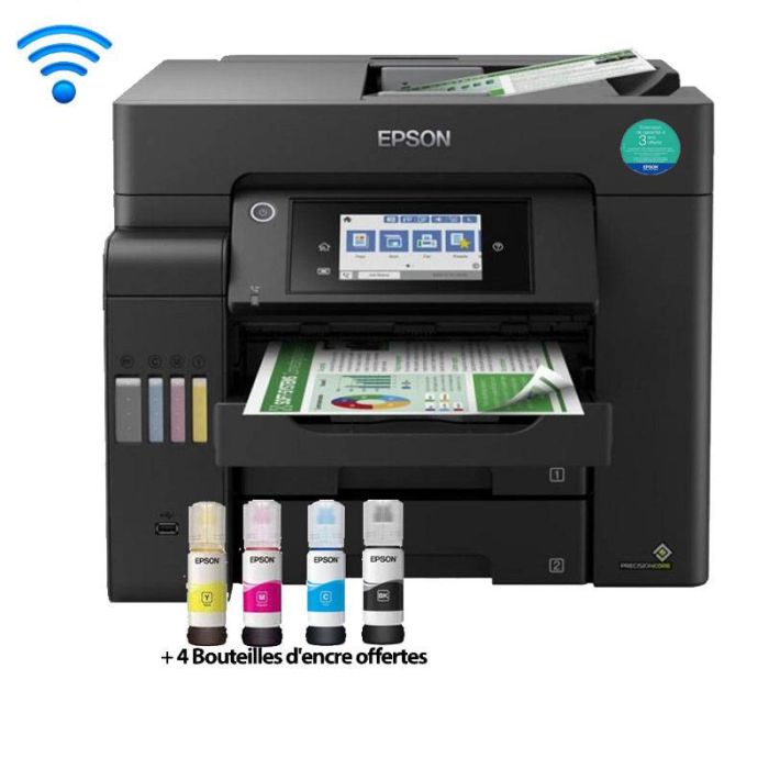 image de Imprimante EPSON ECOTANK ITS L6550 à Réservoir intégré 4En1 Couleur Wifi