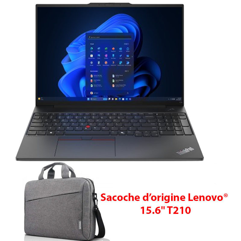 pc-portable-lenovo-thinkpad-e16-g3-ultra-7-16go-512go-ssd image de Pc Portable Lenovo Thinkpad E16 G3 IAL, U7-255H,16GB DDR5, 512 GB SSD