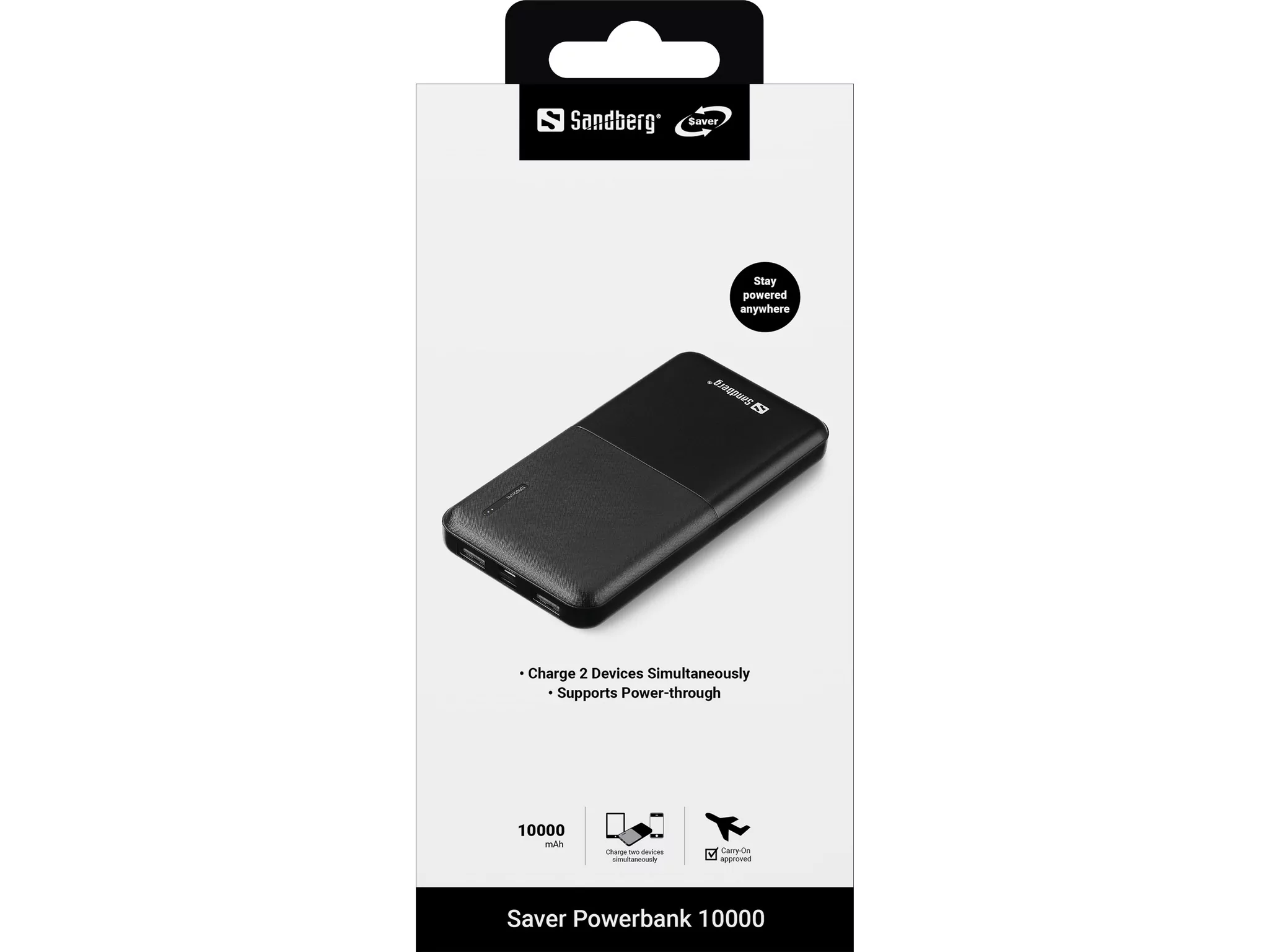 image de Power Bank Sandberg 320-34/10000 mAh USB C/A