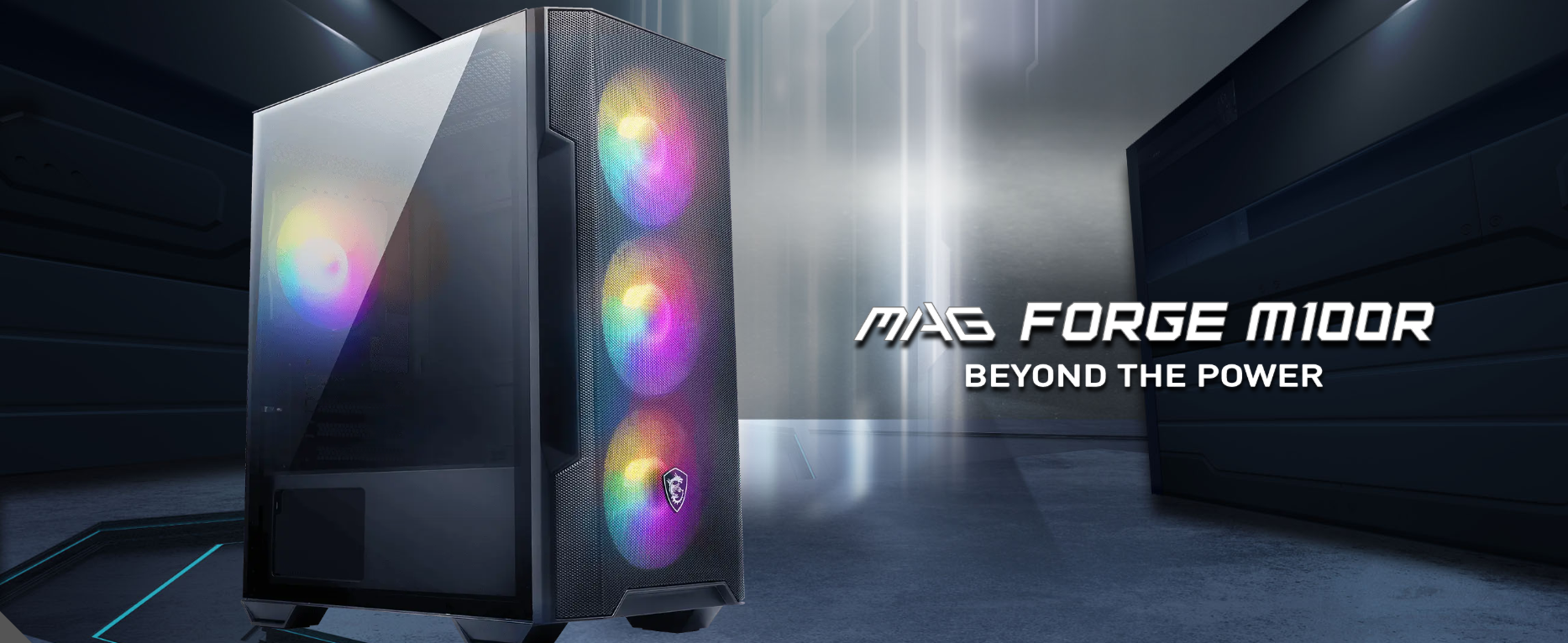 image de Boîtier Gamer MSI Mag Forge M100R Noir