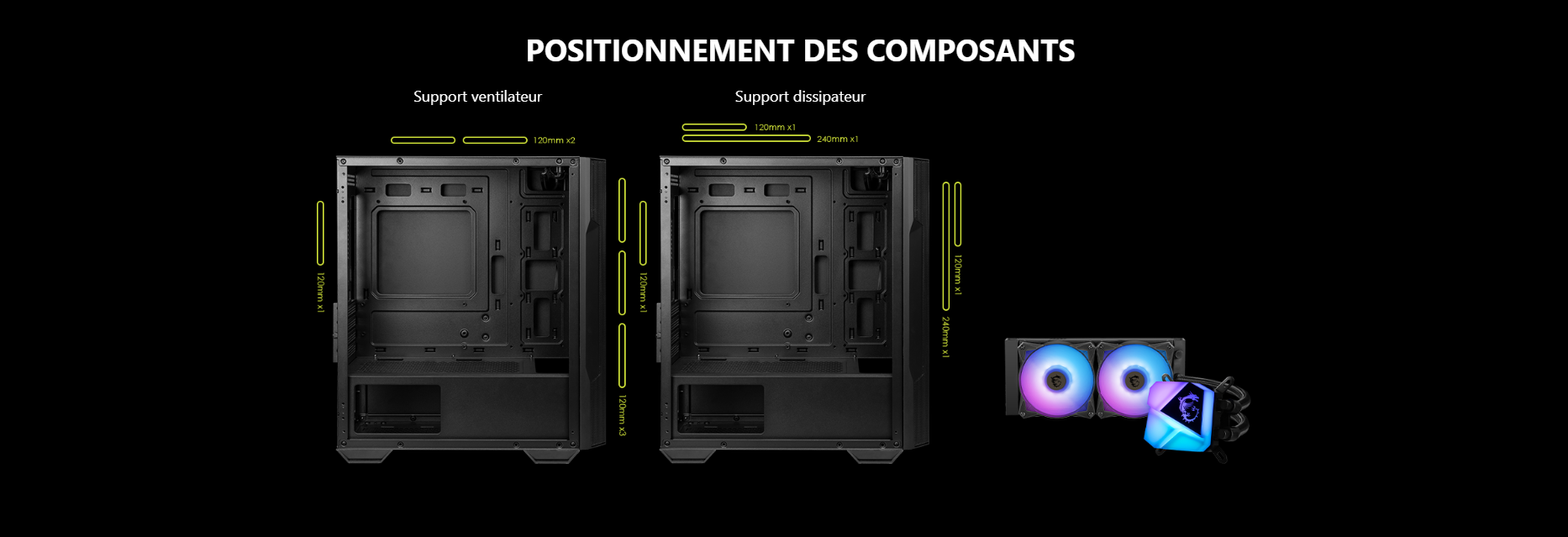 image de Boîtier Gamer MSI Mag Forge M100R Noir