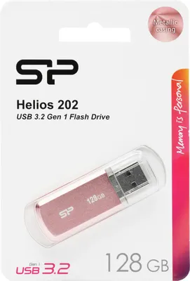image de Flash Disque Silicon Power Helios 202 128Go USB3.2 Rose Gold