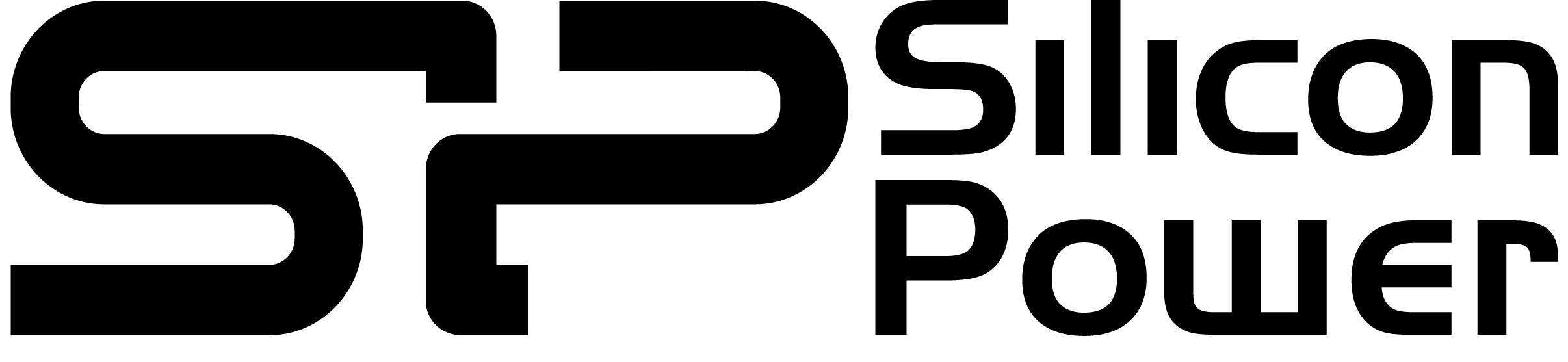 image de logo Silicon Power noir