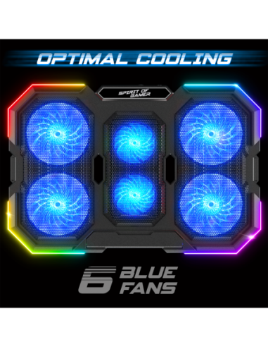 image de Refroidisseur pc portable 17" SOG Airblade 700 RGB