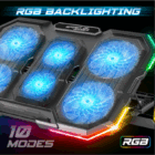 image de Refroidisseur pc portable 17" SOG Airblade 700 RGB